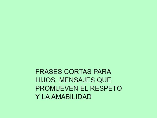 Respeto Frases